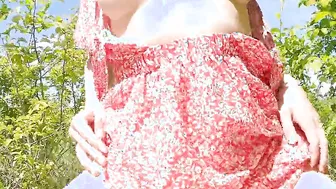 Great gf with great tits loves to nailed public