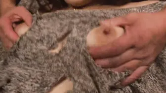 Asian Teen Facesitting Blowjob & Hardcore Anal Threesome