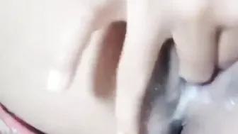 Nepali fiance fingring cunt and squirt orgasm for hubby.