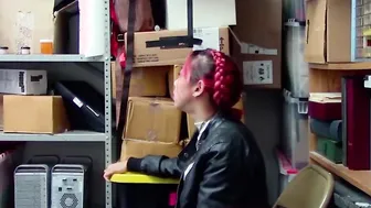ThiefMYLF.com - Suspect is an adolesc3nt chinese female with red-dyed hair.