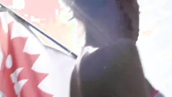2 Beauties Handle A Monstrous GANG BANG With double penetration And Cumswap