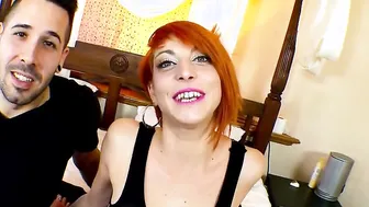 French red head tiny boobs MILF do private amateur porn