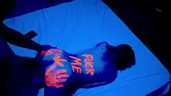screwed into the night with floride paint