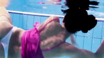 Hot Zlata hot got freaky into the pool