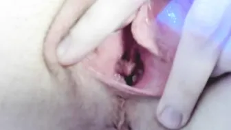 open unshaved gape snatch and asshole