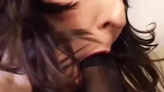 Pretty lesbians inside tights masturbating