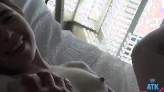 Beauty and turned on amateur Hot Alina West getting her cunt