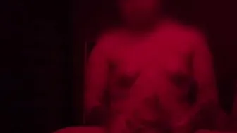 Adorable hoe makes daddy cum while overstimulating with a dildo