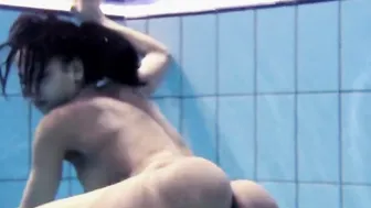 Hot Zlata Bae gotten lusty into the pool