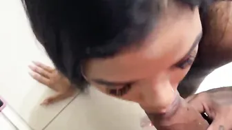 Sexsual young lady dancing funk to the midget and still blown Hot