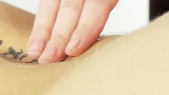 Nicole Birdman getting her beauty oily innocent grind