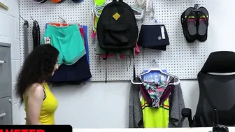 Teens-Shoplifter's Daughter Gets A Lesson In Stealth Sex