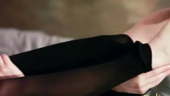 Practicing porn video – 2 young lesbians stayed behind after their dance class