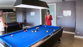Pool game and hardcore twat fucking with freaky gigantic booty eastern 19 yo bimbo