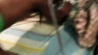 White tourist getting dick blown by super sexy married Kenyan