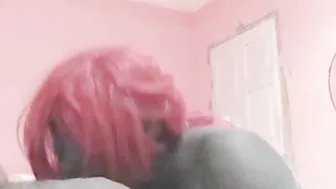 Fat slut blowing penis the crazy way part three