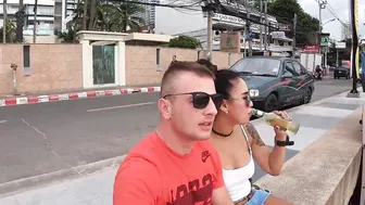 ThaiSwinger.me - Skinny eastern 19 yo nailed from the back by a perverted new white BF