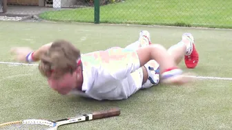FAKEhub - Hot Tennis ball women pranks the boys before sucking off their dick and seducing them with her Bae natural