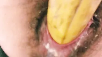 Messy Pissy Banana Cum