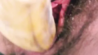 Messy Pissy Banana Cum