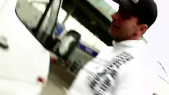 Maddy cant resist and starts fucking Nick into the vehicle