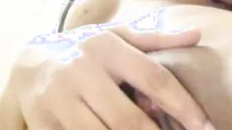 Teens chick selfie clip