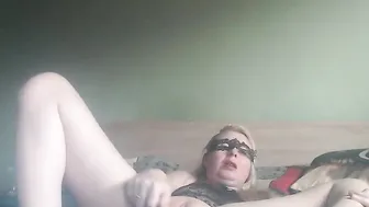 Beautiful Blonde Cutie Masturbates Hot Snatch WOW