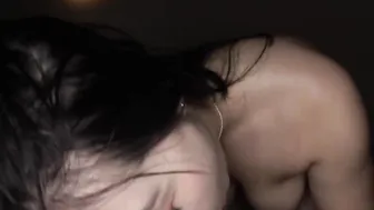 Goddess eastern Eighteen Mina Moon Blows Gigantic Cock for Kinky Kings