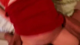 Young Colombian Waitress Sloppy Head On point of view Real Sex Video