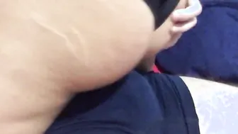 Oral Sex on panties head cum through panties