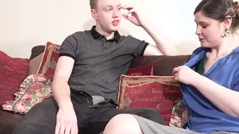 AuntJudysXXX - 40yo Step-Aunt Aurora Catches her Step-Nephew Masturbating