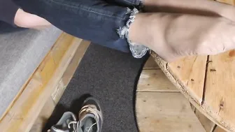 Sniff my sweaty nylon toes after I put my sneakers