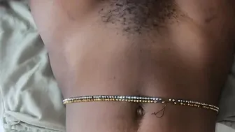 Gigantic white penis jerks a gigantic and thick load on