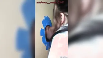 Alabama PAWG Ex-Wife at the Glory Hole enjoys some more Cum Shots