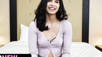 Teamskeet - Virgin Look Reina Rae Getting Her Twat Creampied On Her First Porn Video