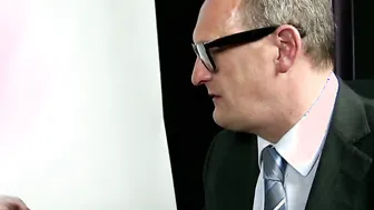 Red Head mom at interview seduces her employers eager penis