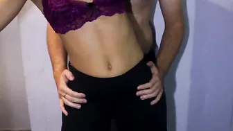Dry humping cum inside leggings compilation