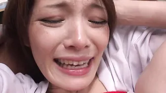Squiggling Japanese Creampied Stepsister - three Lucky Men drilled tight