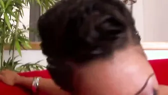 Goddess Skank Regina Spice Hops Her Jiggly African Booty on a Thick bbc