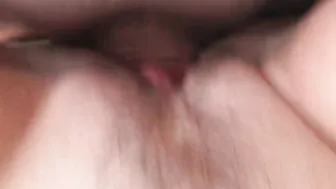 The stepmother took the camera sat on the table and