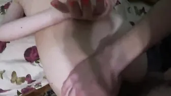 Filled porn video – The first anal of a russian schoolgirl. Filled butt with