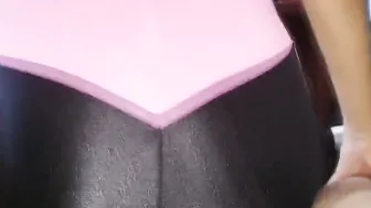 Dry hump making out cum inside leggings lap dance into