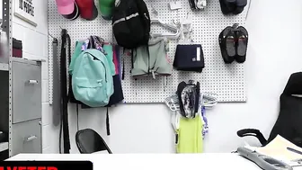 ShopLifting Blonde Bombshell Steals And Gets Fucked By Store Clerk