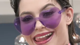 Nicole Aria Tempts With Her Jeweled Buttplug And Anal Sex Toys