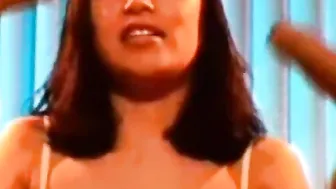 oriental mom Jerking Off two White Cocks Make A Cummed