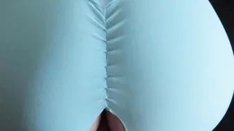 Cowgirl and Doggy Princess screwed and cumshot inside ripped pants