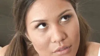 Lusty gigantic butt 19 yo Mena Mason fucks BBC stepdad after she gave him a irresistible head