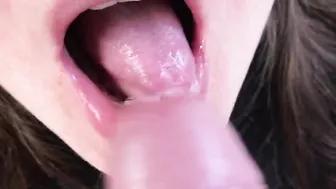 Bombshell StepMom Taste My Cum. point of view Mouth Cum.