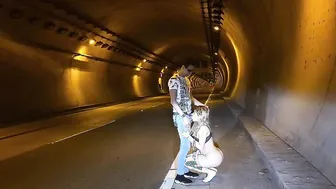 my uncle getting me off the subway and fucks me inside front of the cars