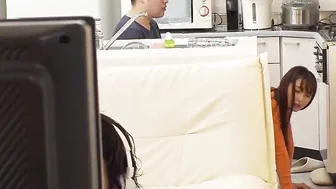 Hubbys Friend into the Next Room... Can They Hear Us?